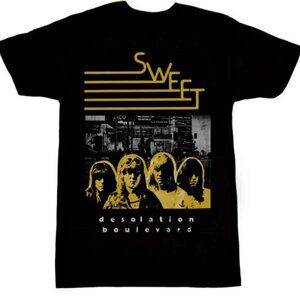 Sweet band album tour black T-shirt